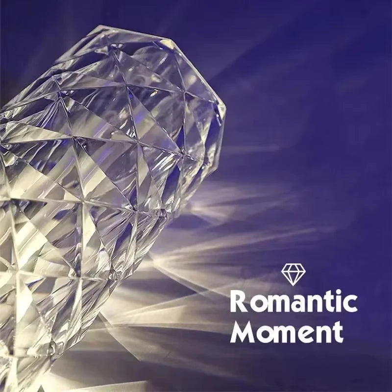 Transform Your Space with the Elegant USB Crystal Humidifier - 500ml Capacity for Fragrance and Comfort