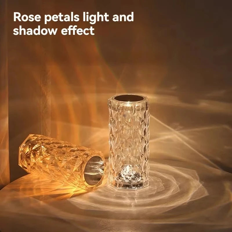 Transform Your Space with the Elegant USB Crystal Humidifier - 500ml Capacity for Fragrance and Comfort