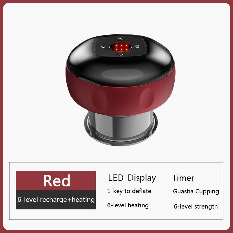 Revolutionary Smart Electric Body Cupping Massager with Heating & Suction for Ultimate Relaxation