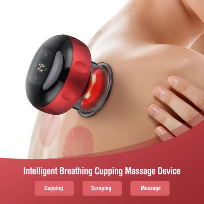 Revolutionary Smart Electric Body Cupping Massager with Heating & Suction for Ultimate Relaxation