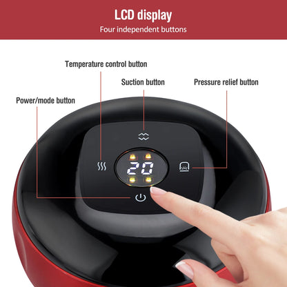 Revolutionary Smart Electric Body Cupping Massager with Heating & Suction for Ultimate Relaxation